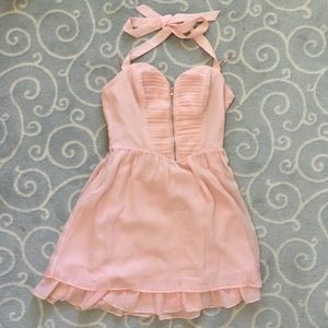 Guess pink halter top dress